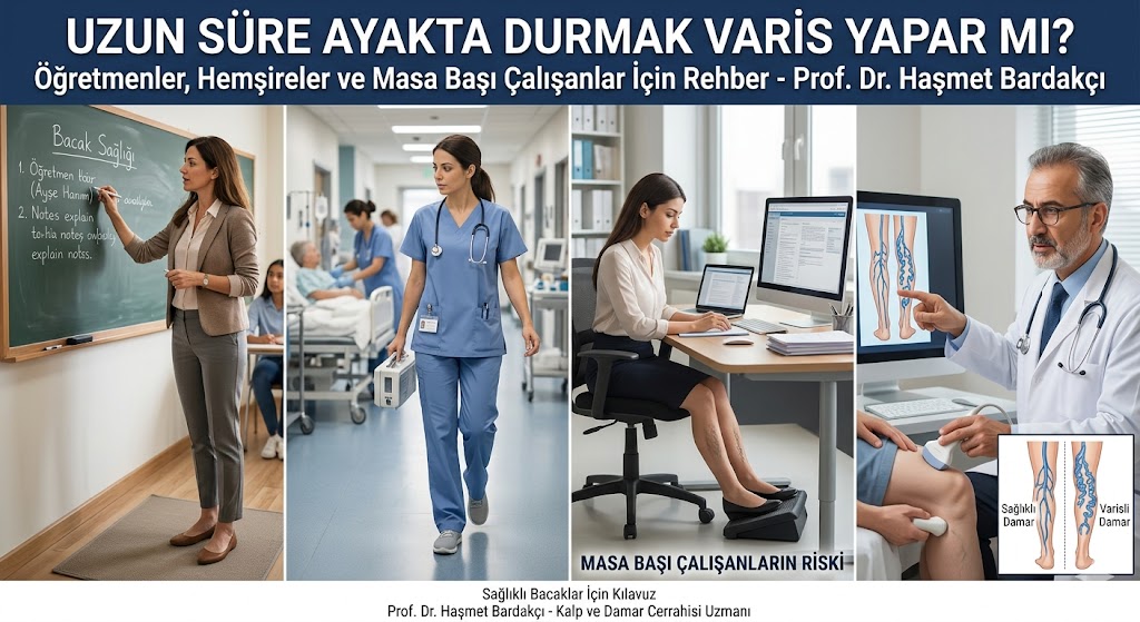 Uzun süre ayakta durmak varis yapar mı? Öğretmenler, hemşireler ve masa başı çalışanlar için uzman önerileri ve güncel varis tedavi yöntemlerini keşfedin.